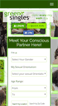 Mobile Screenshot of greensingles.com